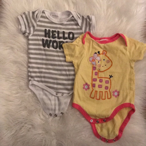 Other - 2 short onesies. Lightly used